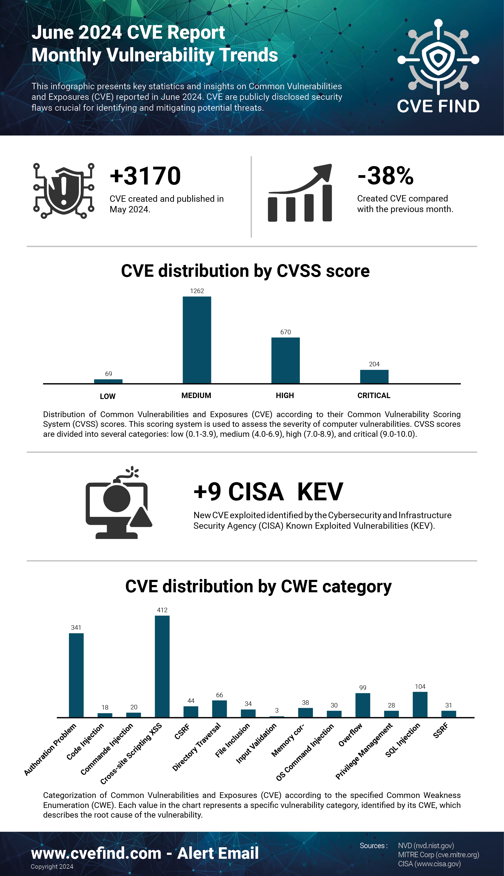 CVE Statistics - June 2024
